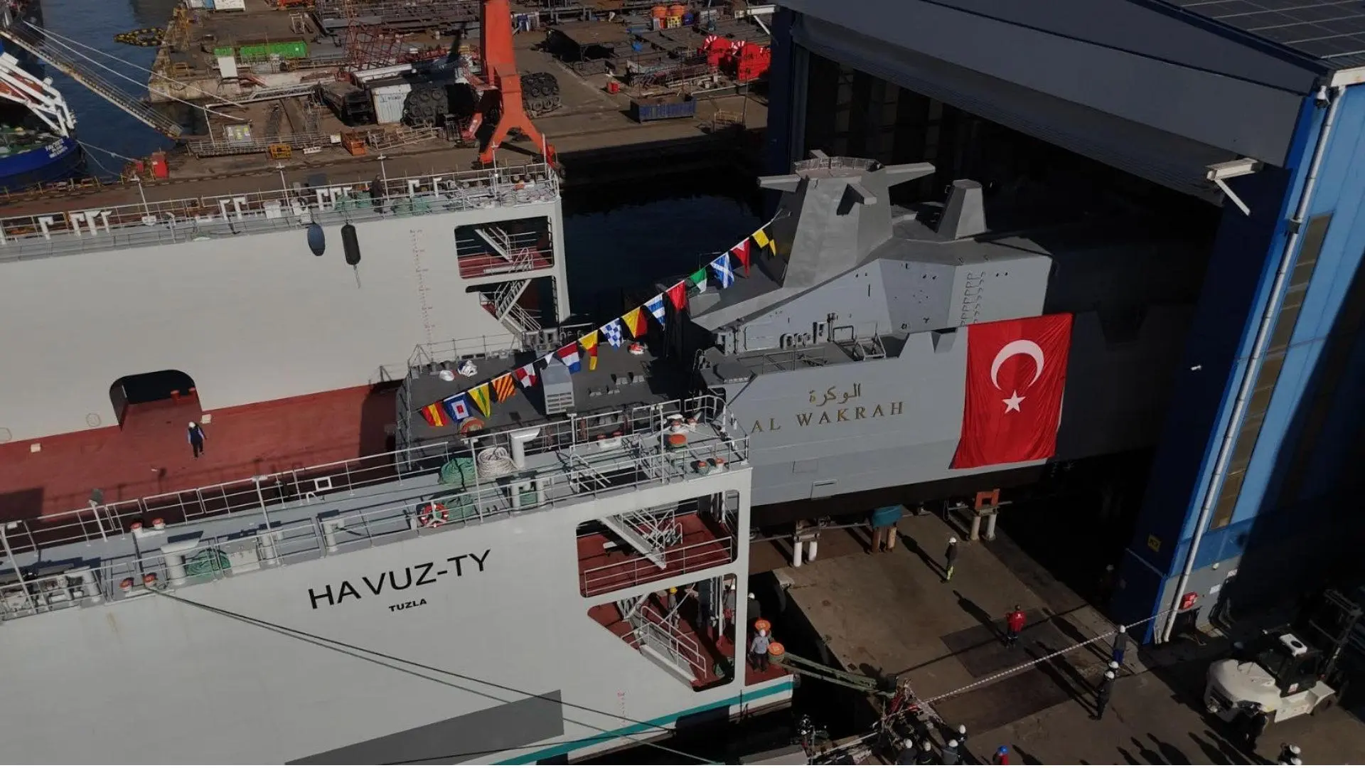 Dearsan’dan Katar Deniz Kuvvetleri İçin Kritik Hamle: 50 Metrelik İlk Hücumbot Suyla Buluştu