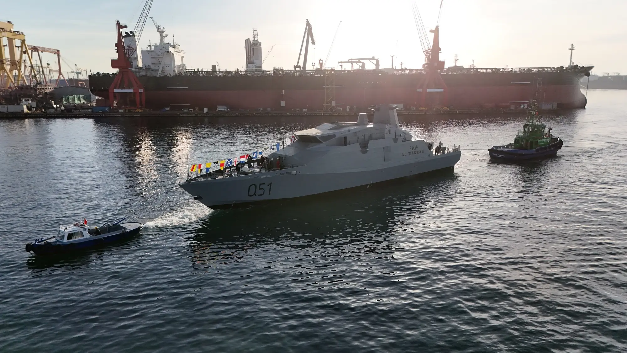 Dearsan’dan Katar Deniz Kuvvetleri İçin Kritik Hamle: 50 Metrelik İlk Hücumbot Suyla Buluştu